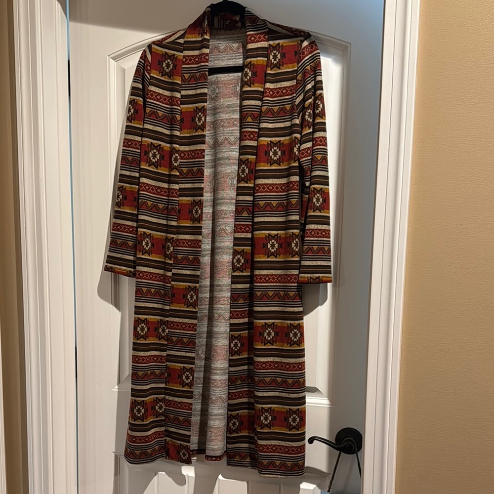 Southwest Multicolor Patterned Women's Cardigan